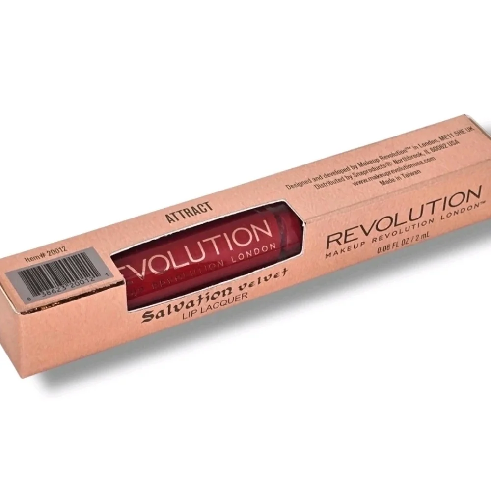NIB Revolution Salvation Velvet Lip Lacquer - Attract